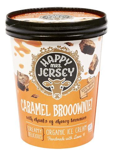 Happy Mrs. Jersey Caramel brownie bio 500ml